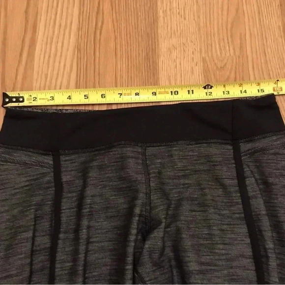 Lululemon Forme Pant Yoga Leggings Pants Women’s Size 10 Heather Grey Black - Picture 8 of 10
